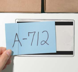 Magnetic Pockets - 5 1/4'' x 8 3/8'' - Open Short Side - Magnets along the Long Sides