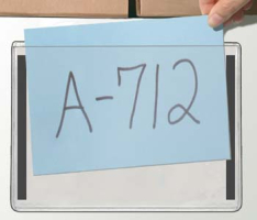 Magnetic Pockets - 9 3/16'' x 12 13/16'' - Open Long Side - Magnets along the Short Sides