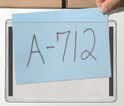 Magnetic Pockets - 9 3/16'' x 12 13/16'' - Open Long Side - Magnets along the Short Sides