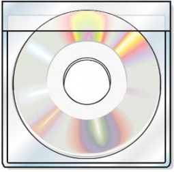 Non-Adhesive 3" Mini CD Square w/ Flap