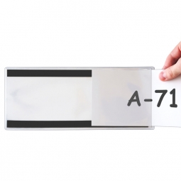 Magnetic Pockets - 4 1/4'' x 11'' - Open Short Side - Magnets along the Long Sides
