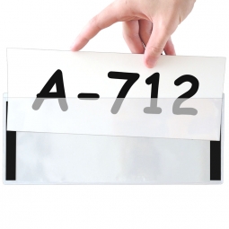 Magnetic Pockets - 4 1/4'' x 11'' - Open Long Side - Magnets along the Short Side