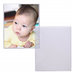 Heavy Duty Flex-Menu Vinyl Plastic Pocket - 8 " x 10" - Made in USA