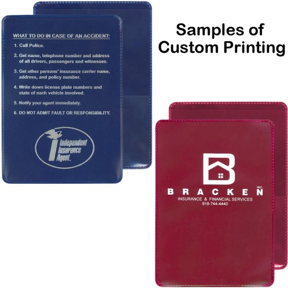 insurance id card and binder StoreSMART: Insurance & ID Card Holder - Custom Printed