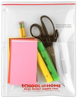 School-Home Binder Supply Case - Large - 2-Pockets