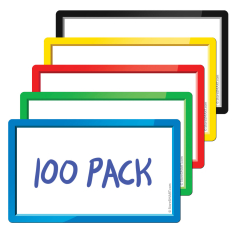 3" x 5" Smart Magnetic Cards - Variety 100-Pack