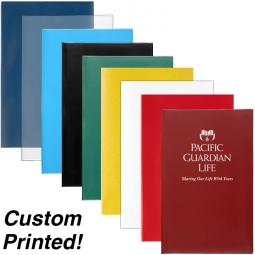Clear Plastic SMART Folders - Legal Size - 8 1/2" x 14" - Custom Printed