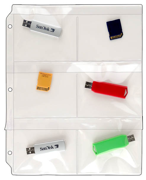 6 pocket clear plastic binder page with flaps storesmart filing
