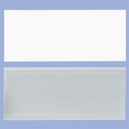 Card Stock Label Holders - With Inserts - 25-Pack - 4" x 1 &frac34;"