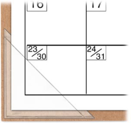 Scrapbook & Calendar Corners - 3" x 3" - Sticky Back - Clear