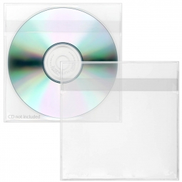 Peel & Stick Square CD w/ Flap - Tight Fit