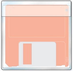 Non-Adhesive Disk Pocket w/ Flap - vinyl
