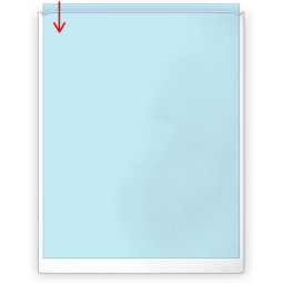 Peel & Stick Pocket - Letter Size - Clear Archival Plastic