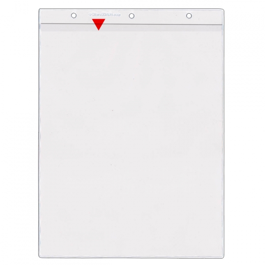 8 ½ x 11 Vinyl Sheet Protector - Holes on Short Side, Open Short Side:  StoreSMART - Filing, Organizing, and Display for Office, School, Warehouse,  and Home