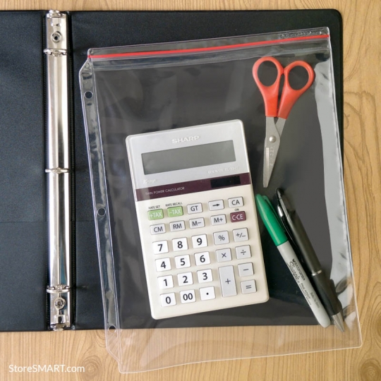 Zip Top Supply Case & Page Protector: StoreSMART - Filing