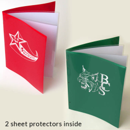 Multi-Pocket Plastic Folder - Small - Custom Printed