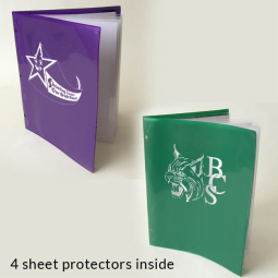 Multi-Pocket Plastic Folder - Medium - Custom Printed