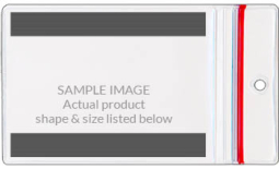 Magnetic Zipper Pockets - 8 5/8'' x 11'' - Open Short Side, Magnets on Long Sides