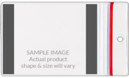 Magnetic Zipper Pockets - 8 5/8'' x 11'' - Open Short Side, Magnets on Short Sides