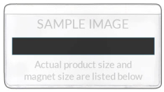 Magnetic Pockets - 2'' x 2 5/16'' - Open Long Side