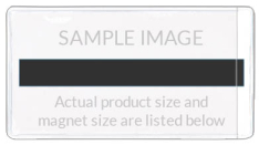 Magnetic Pockets - 2'' x 2 5/16'' - Open Short Side
