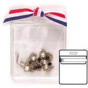 Jewelry Making Storage & Craft Display Pouches - with Flap Closure - 1 5/8" x 1 5/8"