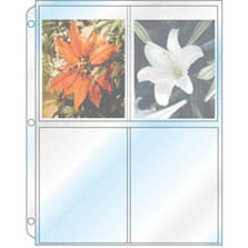 Poly Archival-Safe Pages - 3 &frac12;" x 5" Photos