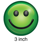 Three-inch+Green+Smiley+Face+Magnets+for+Status+Visualization