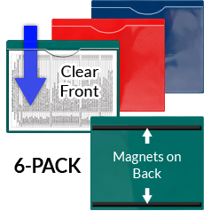 File+Jackets+-+Magnetic+6-Pack+-+Two+of+Each+Opaque+Color%3A+Red%2C+Blue%2C+and+Green