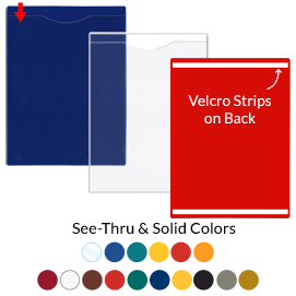 Plastic+File+Jackets+Velcro+-+Open+Short+-+Letter+Size