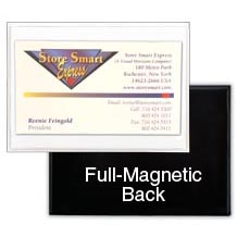 Full Back Magnetic Pockets - Business Card - 2 &frac12;" x 3 &frac12;"