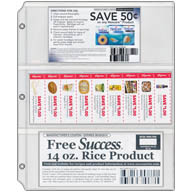 Coupon+Binder+Pages+for+3-Ring+Binder%3A+Three+3+1%2F2%22+x+8+1%2F2%22+pockets+per+sheet