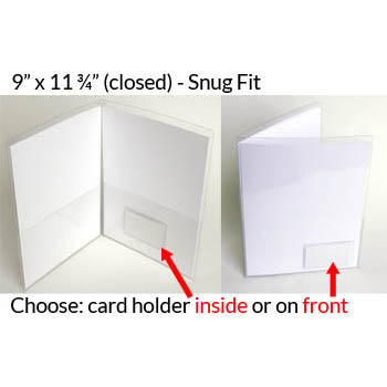 Clear+Plastic+SMART+Folders+w%2F+Business+Card+Holder+-+Letter+Size+-+9%22+x+11+3%2F4%22
