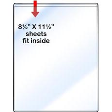 Non Adhesive Pocket - Letter size - Open Short - 8 &frac12;" x 11 &frac12;"