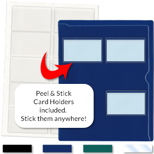 Paperwork Organizer with Three Card Pockets