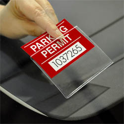 Adhesive+Parking+Permit+Holders+for+Windshields
