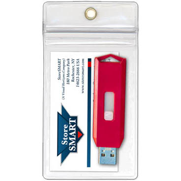 ID / Badge Holder with Lanyard - Clear Plastic - 2 x 3 5/8 - Open Long  Horizontal: StoreSMART - Filing, Organizing, and Display for Office,  School, Warehouse, and Home