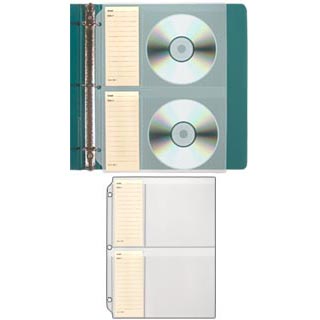 Binder+Page+for+Two+CDs%2FDVDs