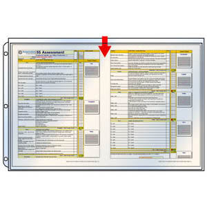 Plastic+Sheet+Protector+-+11%22+x+17%22+-+Open+Long+Side