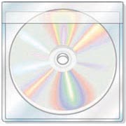 Non-Adhesive Square CD w/ Flap - Loose Fit