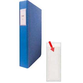 Peel+%26+Stick+Pocket+-+Spine%2FShelf+Pocket+-+3%2F4%22+x+2+3%2F8%22+%28for+1%22+binders%29