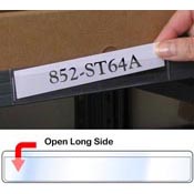 Peel+%26+Stick+Shelf+Label+Holder+-+1%22+x+6%22+-+Open+Long