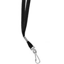 Tube Style Lanyard - Black