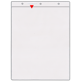 StoreSMART Portrait/Vertical Flip Chart Binder Black- 2-Pack VH430-2 