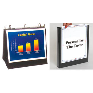 Flip Chart Horizontal Round Ring Easel Binder