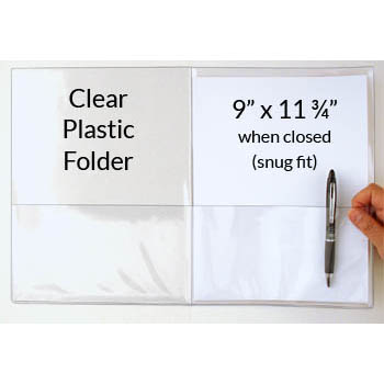 Clear+Plastic+SMART+Folders+-+Letter+Size+-+Snug+Fit+-+9%22+x+11+3%2F4%22