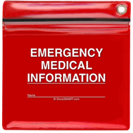 File/Vial of Life: Medical Info Pocket - Magnet Back: StoreSMART 