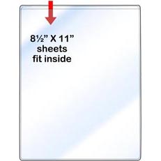 Non-Adhesive Pocket - Letter size - Open Short - 8 &frac12;" x 11"