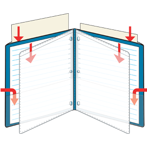 Multi-Pocket Plastic Folder - Small