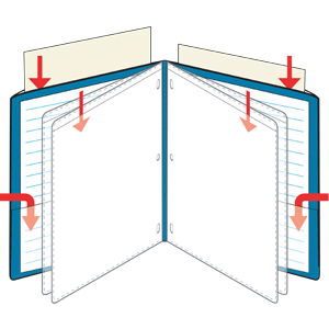 Multi-Pocket Plastic Folder - Medium